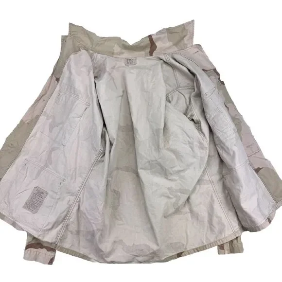 USAF Air Force 1995 Field Jacket M65 Desert Camo Men Coat Large Regular‎ VTG